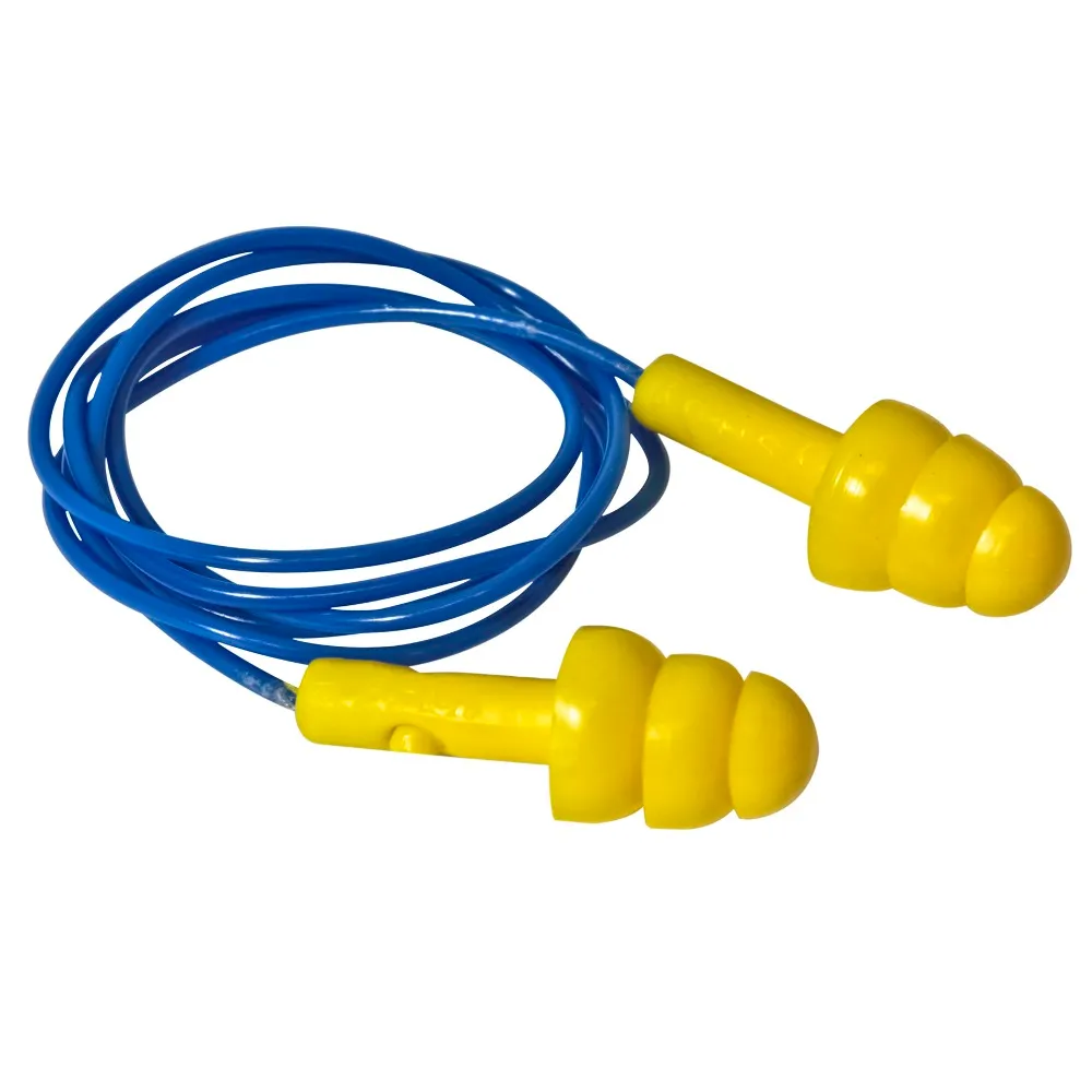 Protetor Auricular Plug em Copolímero - cordão PVC/Algodão